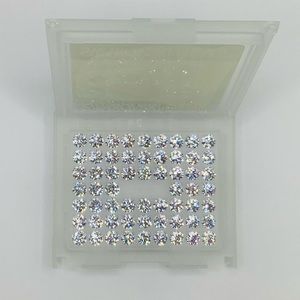 ❤️60 pieces 6mm White Cubic Zirconia Swarovski Round Cut